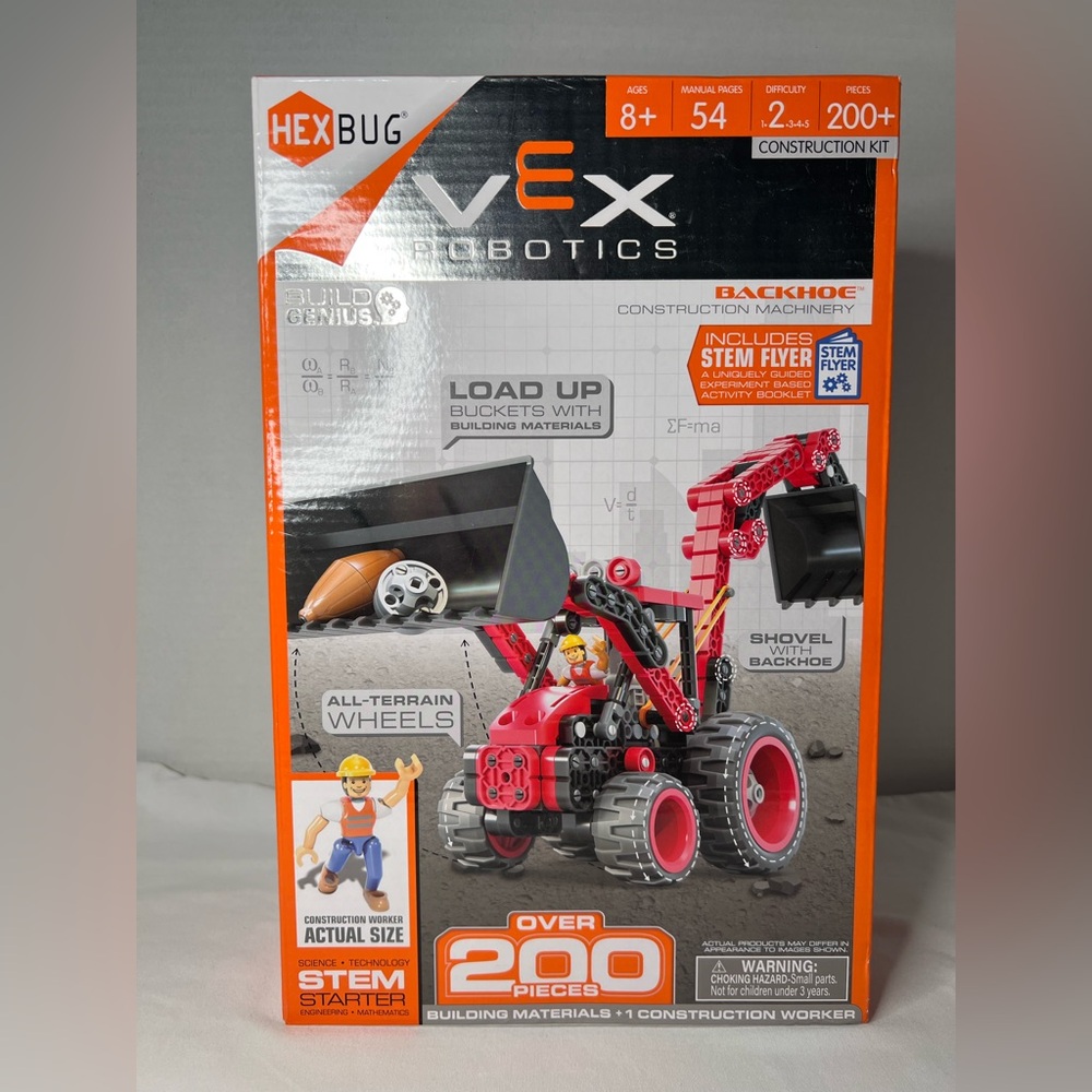 HexBug Robotics Backhoe Construction Machinery Set